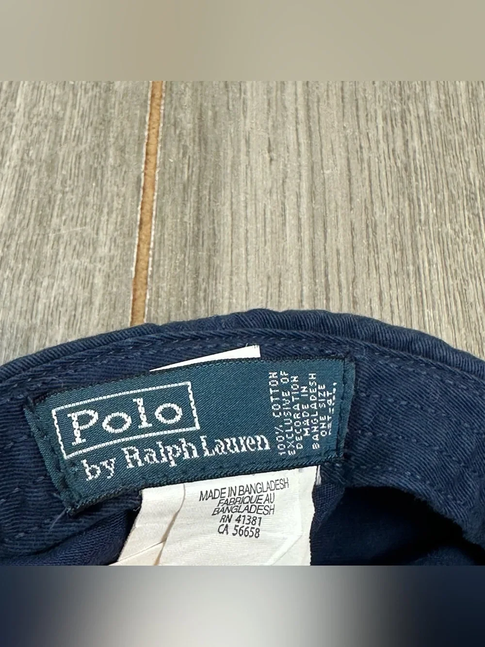 Polo Ralph Lauren Baseball Cap Toddler 2T-4T Strap back Hat Blue